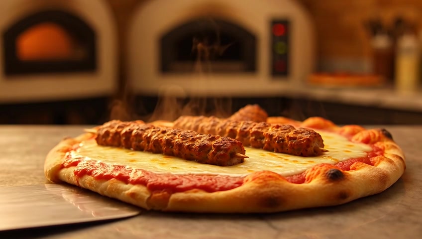Kebab Pizza