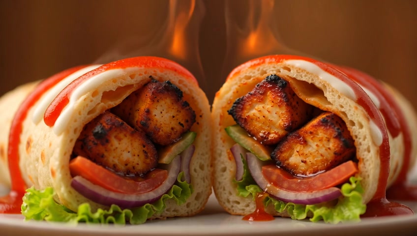 Tikka Boti Roll